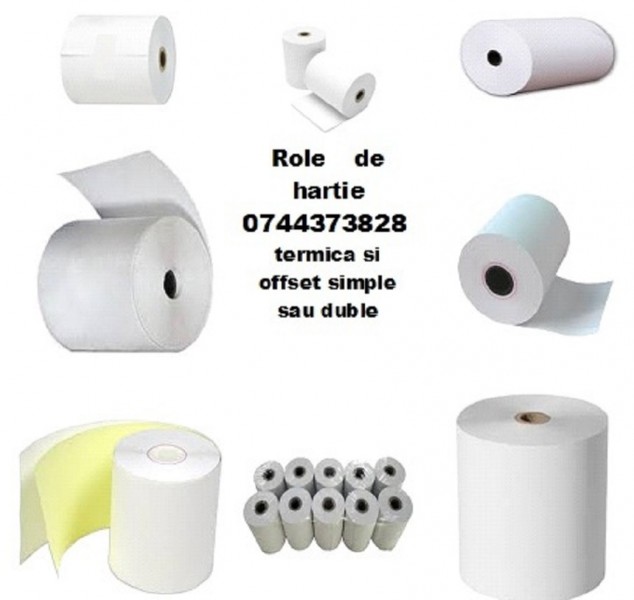 Rola hartie POS DatecsDPP,Epson TM, Ingenico