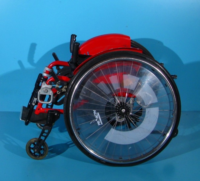 Scaun cu rotile activ din aluminiu 