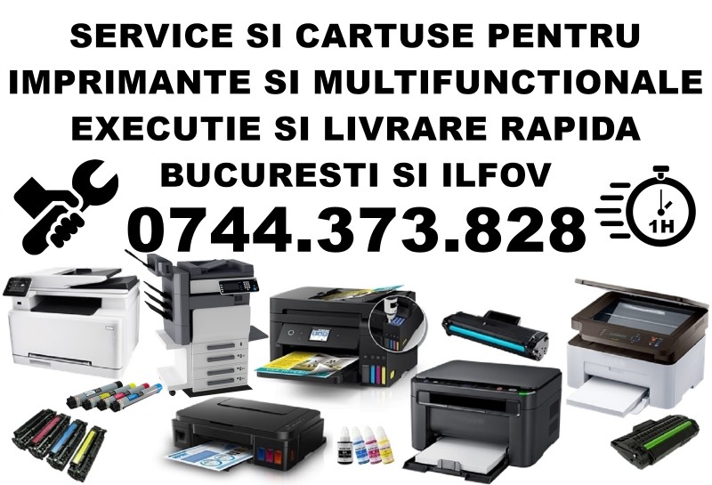 Reparații rapide a imprimantelor si copiatoarelor in Bucuresti si Ilfov!