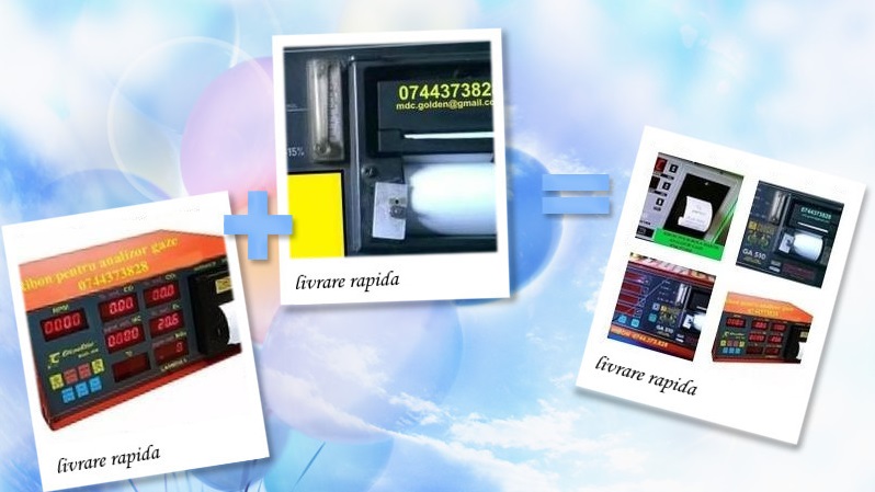 Cartus imprimanta analizor GAZE AVL DiSmoke ,Flux 5000,Gorchi GA 510, Eurogas 8020,Opus 40 B, Protech.