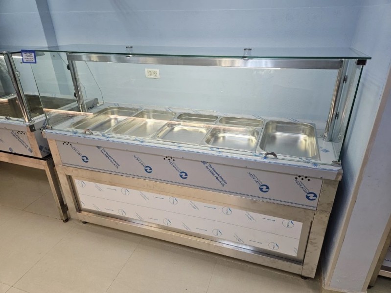 VITRINE pentru AUTOSERVIRE - CALDE - BAIN MARIE si RECI