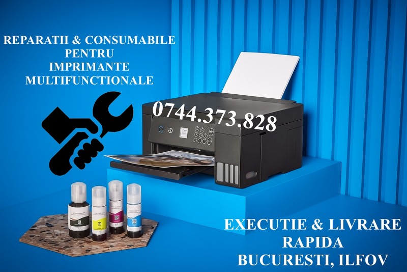Reparatii imprimante cu rezervoare și CISS – Intervenții rapide la sediu București  Ilfov