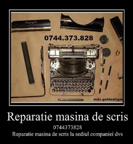 Reparatie masina de scris