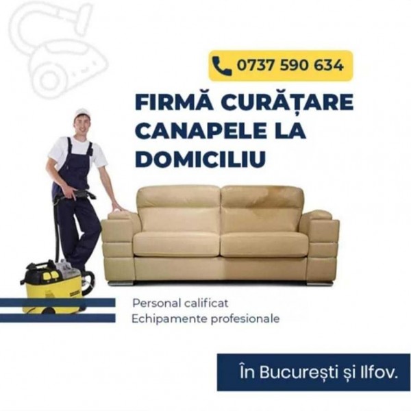 Curatare canapele la domiciliu 