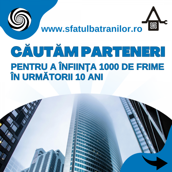 Cautam colaborator pentru a infiinta 1000 de firme