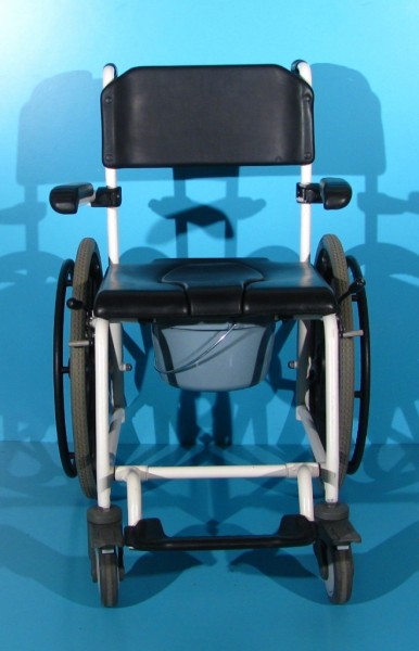 Scaun WC cu rotile din aluminiu Invacare