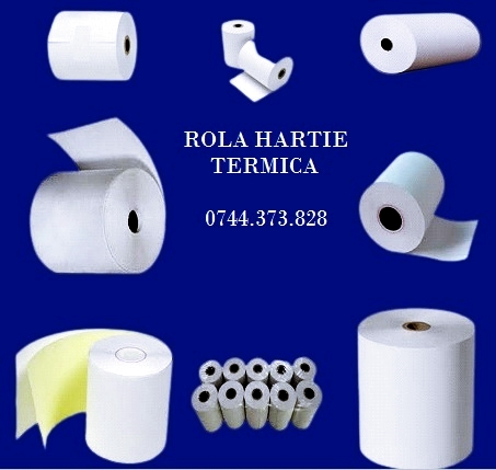 Rola hartie termica terminal POS, terminal plata, Horeca, bon comanda …