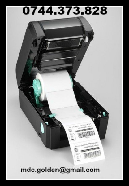 Imprimanta etichete polipropilena autoadezive cu latime de pana la 110 mm.
