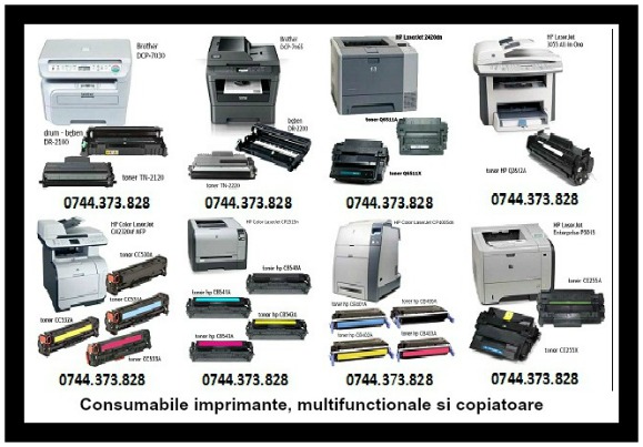 Cartuse ptr.imprimanta, multifunctionala, copiatoare si faxuri.