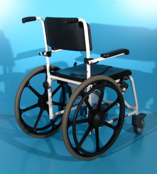 Scaun WC cu rotile din aluminiu Invacare