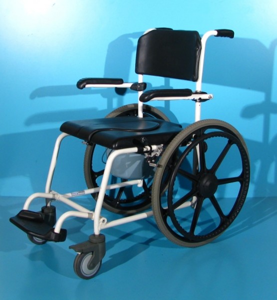 Scaun WC cu rotile din aluminiu Invacare