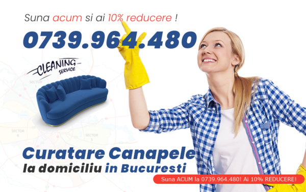 Curatare canapele in Bucuresti