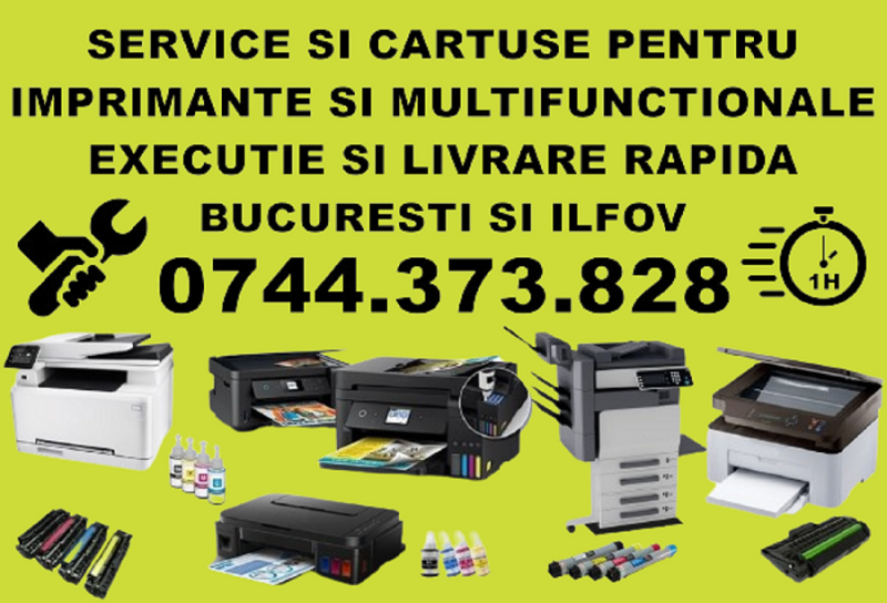 Reparații durabile la imprimante si copiatoare in Bucuresti si Ilfov!