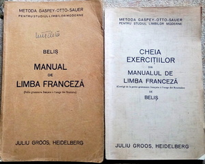 Manual de Limba Franceza, Belis, 1936 