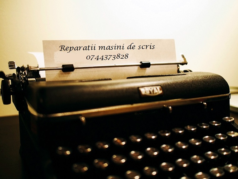 Reparatii masini de scris si consumabile noi!