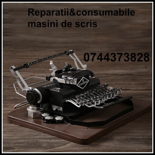 Reparatii&consumabile; masini de scris mecanice si electrice.