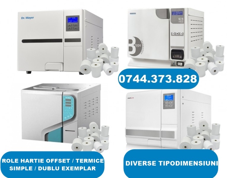 Rola hartie pt autoclave, sterilizatoare Dr. Mayer, Euronda, Nsk, Sirona, Woson