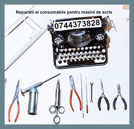 Reparatii masini de scris,role,riboane