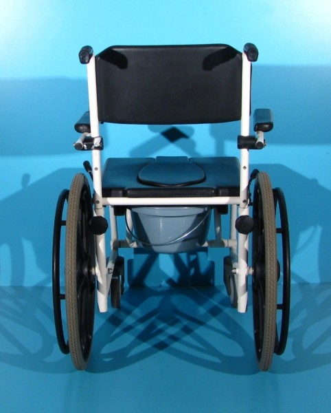 Scaun WC cu rotile din aluminiu Invacare