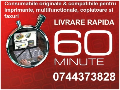 Consumabile originale si compatibile ptr.imprimante, multifunctionale, copiatoare si faxuri.