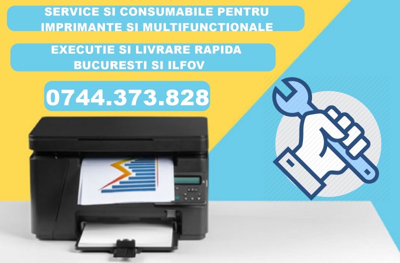 Reparatii imprimante si consumabile cu livrare rapida Bucuresti Ilfov  !