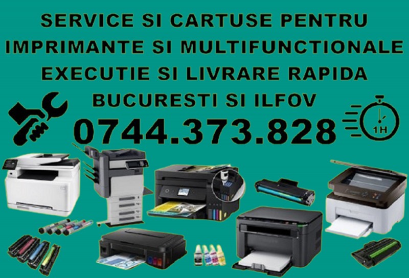 Service reparatii imprimante Vacaresti, Tineretului, Timpuri Noi, Unirii