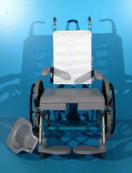 Scaun WC cu rotile din aluminiu Thomashilfen