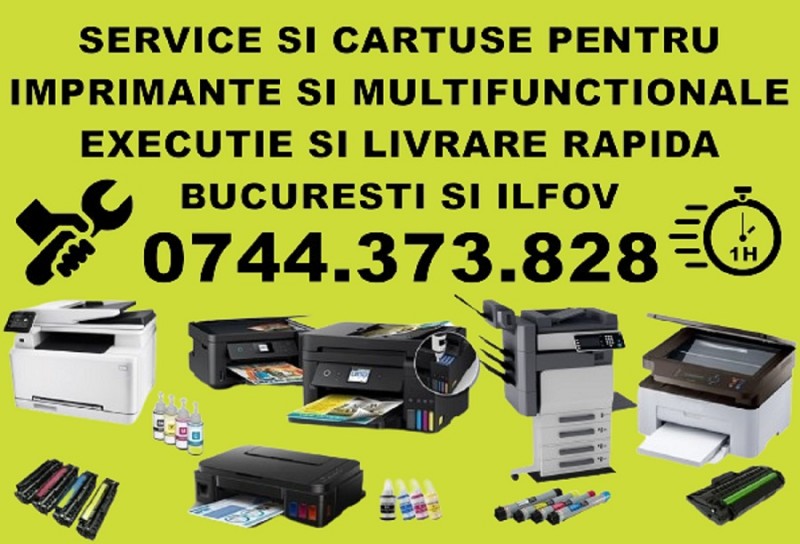 Asistenta rapida pentru reparatii imprimante si copiatoare in Bucuresti si Ilfov !