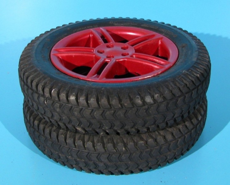 Roata originala cu cauciuc plin pentru carucior electric - 3.00-8