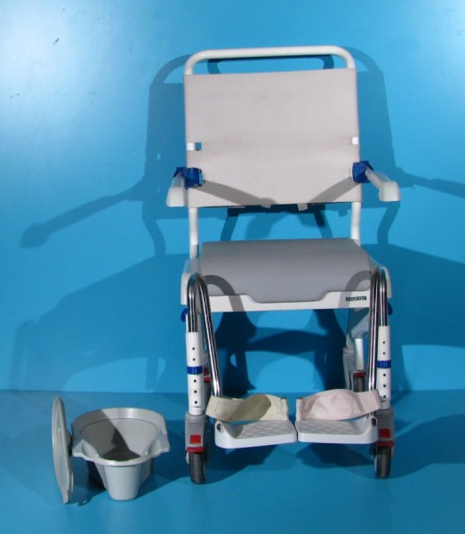 Scaun pentru WC si baie din aluminiu Aquatec Ocean