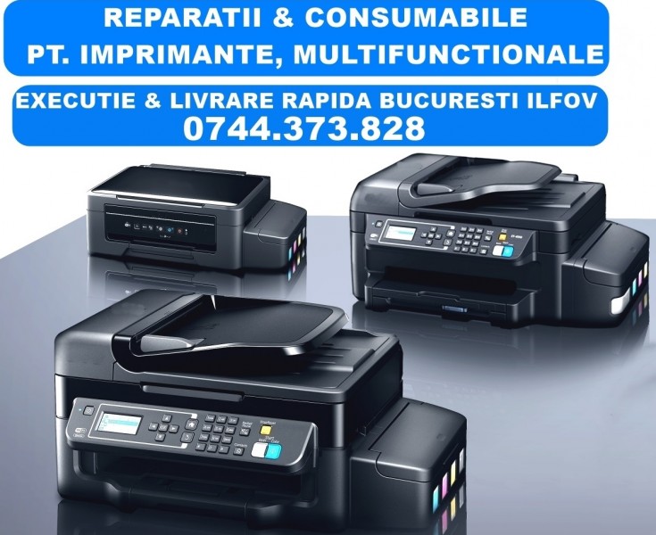 Reparatii imprimante cu CISS (din fabrica) in Bucuresti,Ilfov