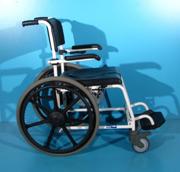 Scaun WC cu rotile din aluminiu Invacare