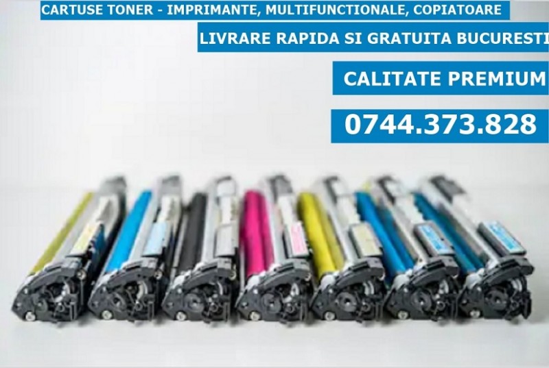Livram rapid cartuse toner imprimante 0744373828, multifunctionale, copiatoare si faxuri, in Bucuresti si Ilfov.