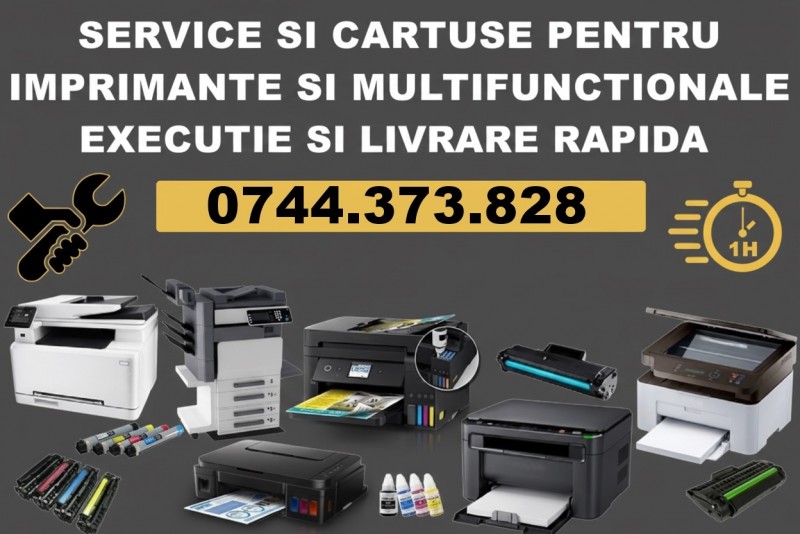 Interventie rapida pentru reparatii imprimante si copiatoare in Bucuresti si Ilfov .!.