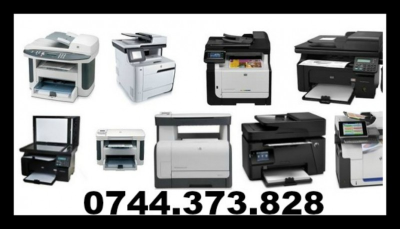 MENTENANTA cartuse ptr. imprimante 0744373828, multifunctionale, copiatoare si faxuri .