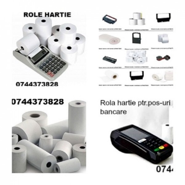 Role hartie pos-uri si calculatoare birou.