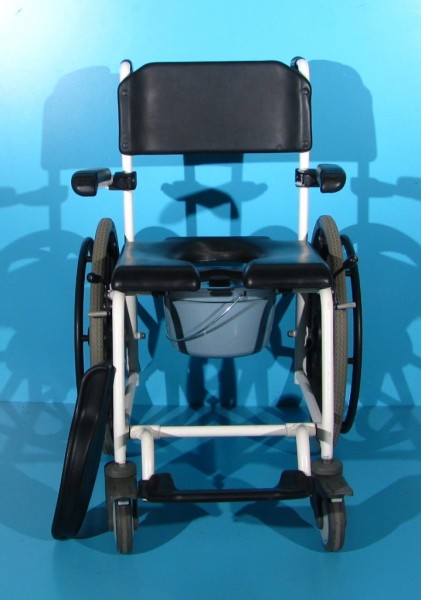 Scaun WC cu rotile din aluminiu Invacare