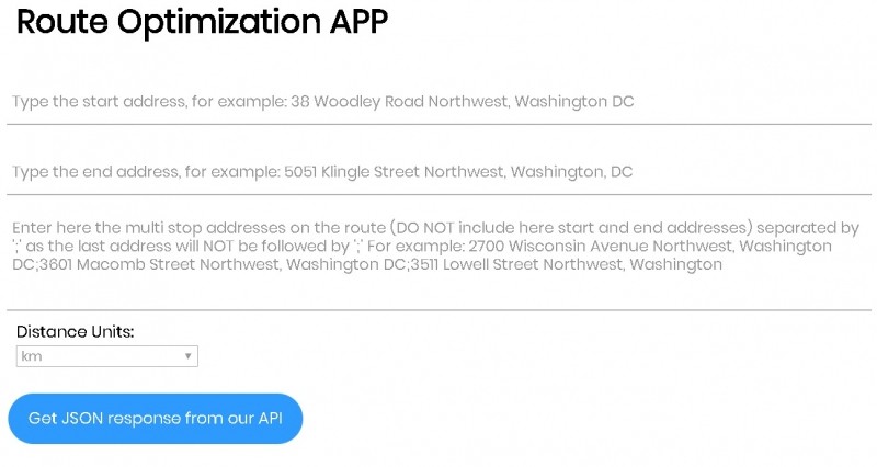 Route Optimization API
