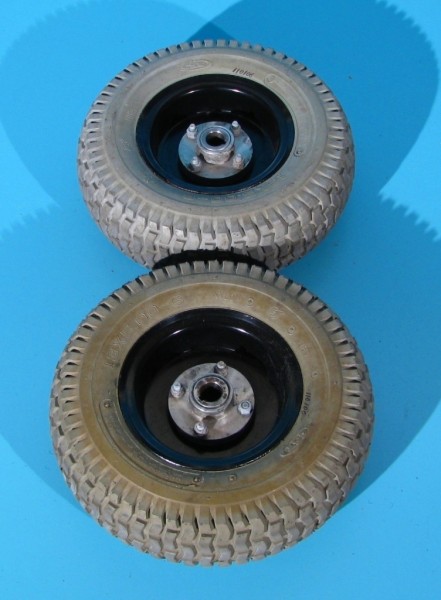 Roata originala cu cauciuc si camera pentru 13x5.00-6