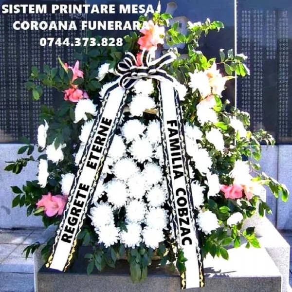 Imprimanta scriere panglica lenta funerara, pompe funebre , florarii.. 