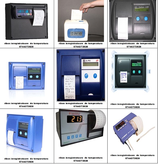 Tus si hartie inrgistrator temperatura Transcan, Esco, ThermoKing, Termograf, EuroScan, Datacold, TouchPrint, Vlt, etc 