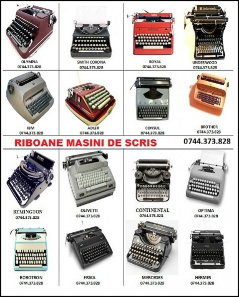 Role pt. masini de scris Consul, Continental, Olympia , Olivetti , Brother ,Canon , Smith Corona