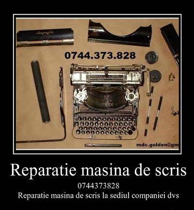 Service masini de scris mecanice si electrice in Bucuresti si Ilfov.