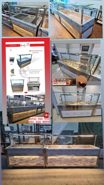 Vitrina CALDA Vitrina RECE Autoservire LINIE Vitrine BAIN MARIE Horeca Bucuresti