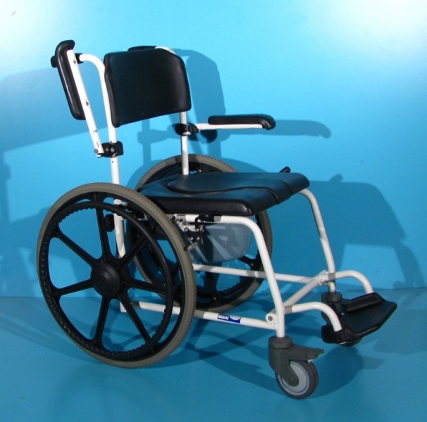 Scaun WC cu rotile din aluminiu Invacare