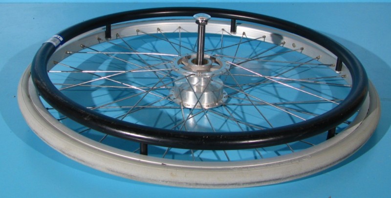 Roata cu cauciuc plin 24x1