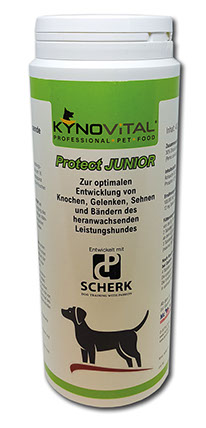 Supliment alimentar profesional KynoVital Protect Flex 400 g pentru articulatii caini . 