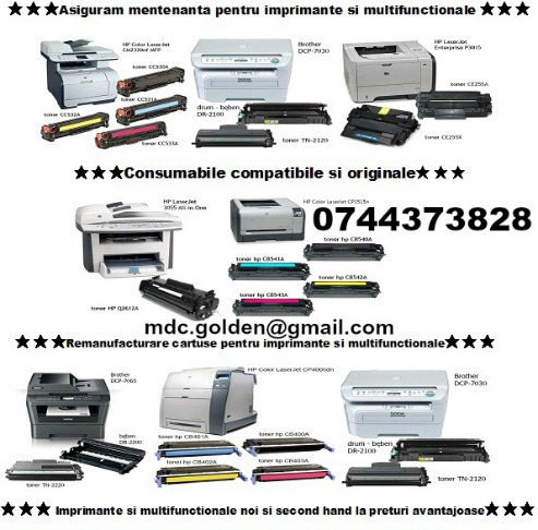 Cartuse imprimante 0744373828 Samsung , Hp , Lexmark , Xerox , Canon , Epson , Brother, etc.