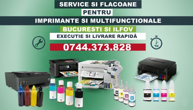 Efectuam service si reparatii imprimante rezervoare cerneala ecotank in Bucuresti Ilfov !.