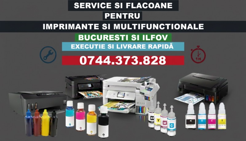 Reparatii rapide imprimante cu rezervoare cerneala ink rapid in Bucuresti Ilfov !